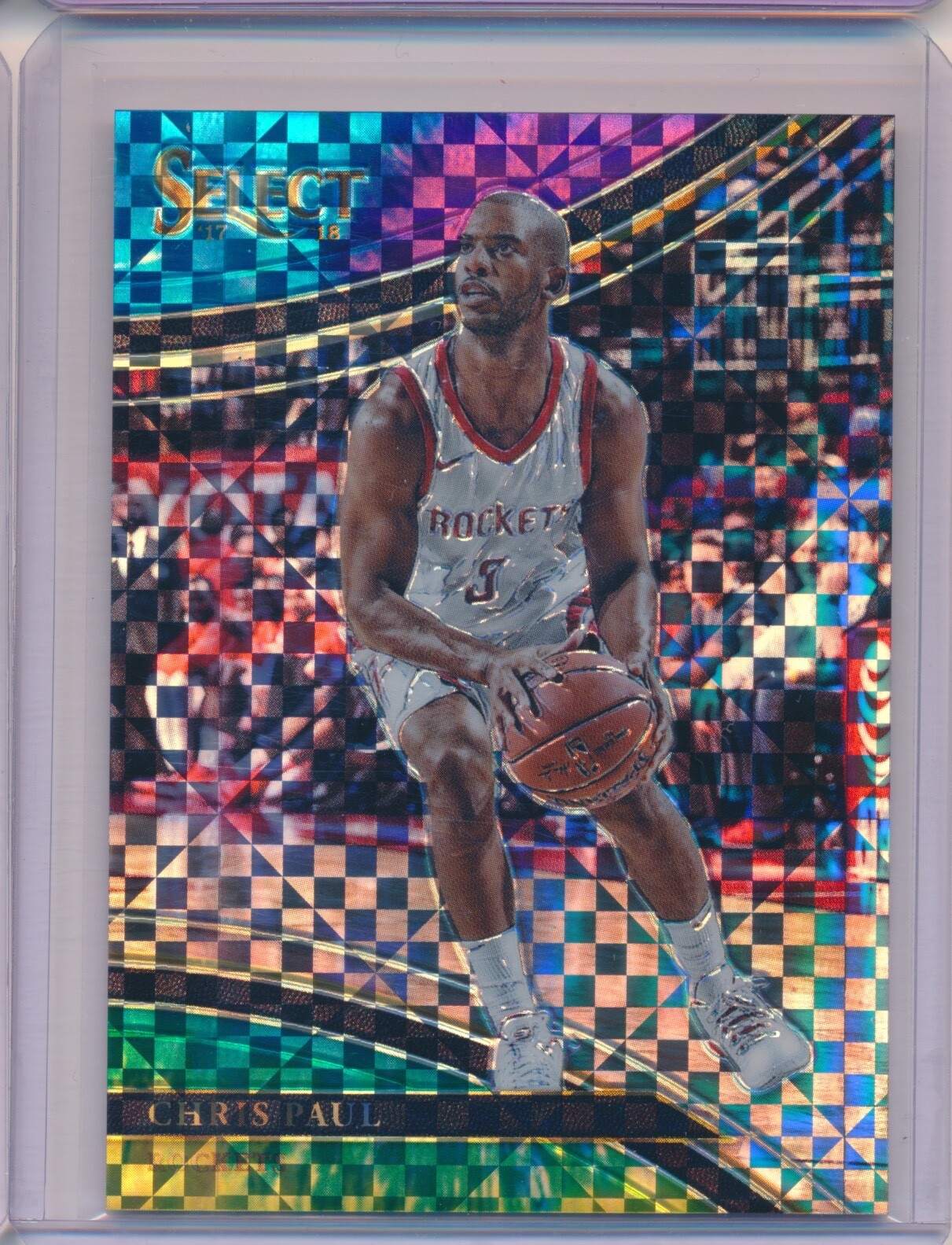 2017-18 PANINI SELECT CHRIS PAUL #289 COURTSIDE TIE DYE PRIZM 23/25!