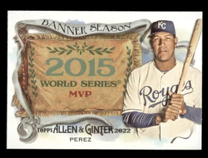 2022 Topps Allen & Ginter Salvador Perez Banner Season BS-44 - Picture 1 of 1