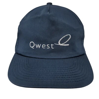 Gorra Qwest Snapback Azul OSFA Ajustable Bordada Cintas Sólidas Foto 1 de 4