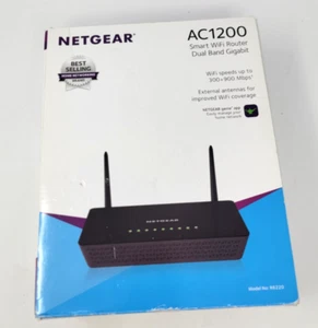 Netgear R6220-200NAS AC1200 Dual Band Gigabit Smart WiFi Router Black - Picture 1 of 8