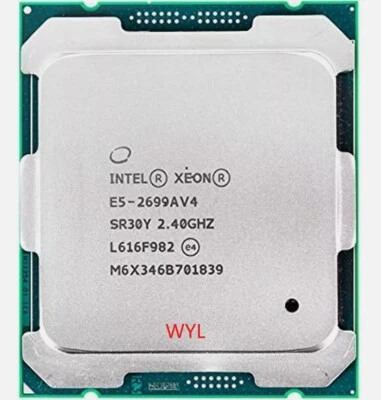 Intel Xeon E5-2699A V4 2.40GHz 55MB 22 Core 9.6GT/s 145W CPU Processor SR30Y - Image 1 of 4