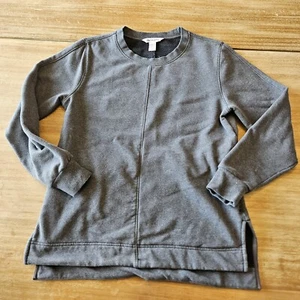 Athleta Womens Retroplush Crew Neck Pullover Sweatshirt w/Pockets Size Small - Picture 1 of 10