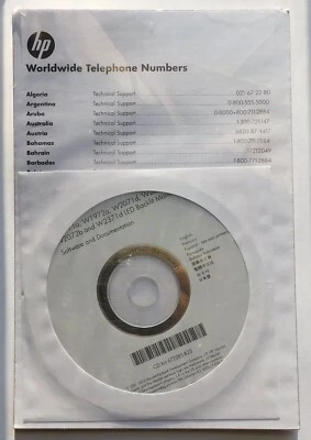 HP SW & Doc CD Kit 672285-B23 for LED Backlit Monitor W1972/W2071/W2072/W2371 + - Image 1 of 4