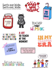 Teacher Sticker Pack - Picture 1 of 1
