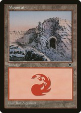 Mountain (C) Portal Second Age NM Basic Land MAGIC THE GATHERING CARD ABUGames