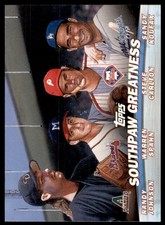 2001 TOPPS COMBOS SOUTHPAW GREATNESS (RANDY JOHNSON/WARREN SPAHN/STEVE