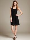 NWT Banana Republic Floral Lace Fit-and-Flare Dress Black Sz 8P $150 for $30