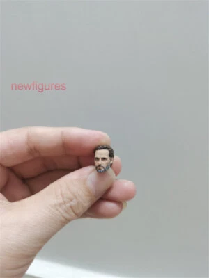 Modelo de cabeza 1/18 Rick Grimes Andrew Lincoln para cuerpo de figura de acción masculina de 3,75" Foto 1 de 4
