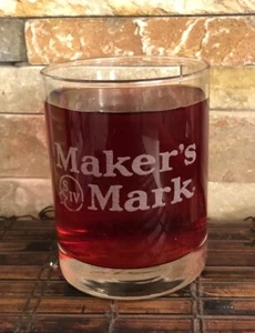 MAKERS MARK Collectible Whiskey Glass 8 Oz - Picture 1 of 1