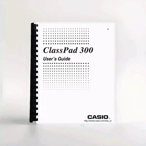 Casio Calculator ClassPad FX CP-300 User's Guide Manual - Picture 1 of 1