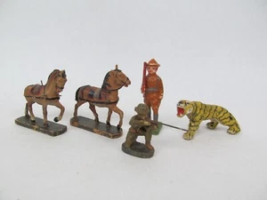 Elastolin + Japan Doughboy Toy soldiers + Other Vintage Tiger Horses - Picture 1 of 7
