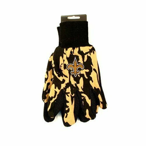 NEW ORLEANS SAINTS NFL Camouflage Sports Utility Gloves Cover