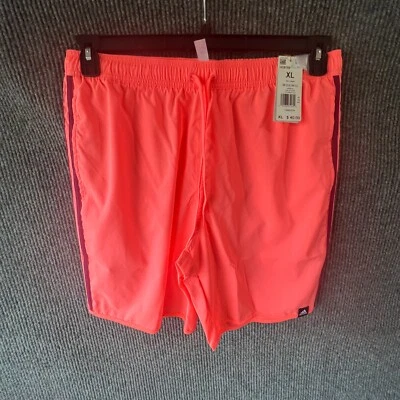 Adidas Pantalones Cortos Para Hombre XL Rosa Rojo Trunks Board Short Ligero Gimnasio Correr NUEVO Foto 1 de 4