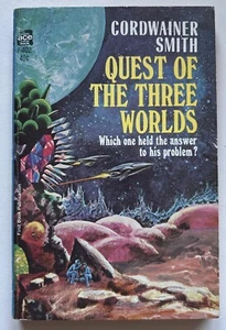 Quest Of The Three Worlds Cordwainer Smith Ace Book F-402 - Picture 1 of 5