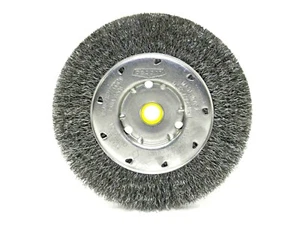 NEW! Osborn 6" OD 1/2 & 5/8" Arbor Hole Crimped Steel Wire Wheel Brush Grinder - Picture 1 of 3