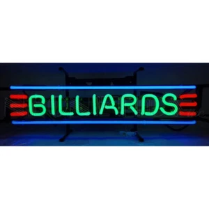 Neonetics 5SMLBL Billiards Neon Sign Junior 24” Junior Premium Neon Light - Picture 1 of 1