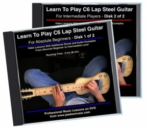 Learn to Play C6 Lap Steel Guitar | 2 DVD Set Beginner to Advanced | Over 5 Hrs. - Picture 1 of 2