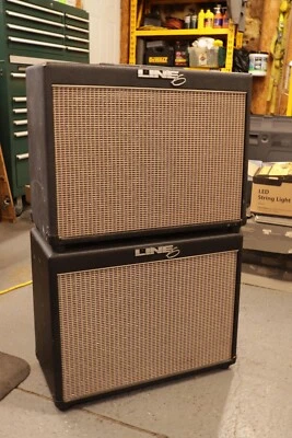Line 6 Flextone II 60-Watt 1x12" + 1x12" extension cab and FB4 channel switch - Image 1 of 4