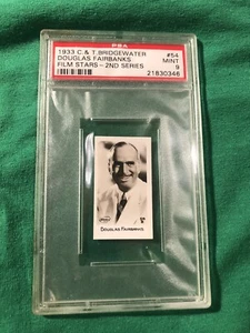 1933 C & T BRIDGEWATER DOUGLAS FAIRBANKS #54 PSA 9 POP 2 KEINE HÖHERE SCHÖN!!! - Bild 1 von 2