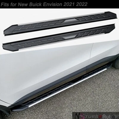 Tablas de correr aptas para Buick Envision 2021-2024 peldaño lateral barras Nerf protector Foto 1 de 4