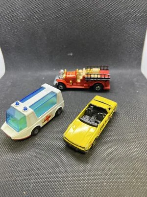 Juego de ambulancia y vehículos de choque vintage Matchbox Superfast Stetcha Fetcha 1971 Foto 1 de 4