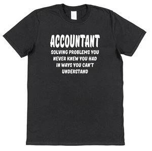 Camiseta de Contador Solving Problems para Contador Contador Regalo - Imagen 1 de 1