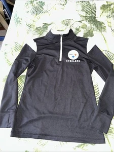 MUJERES PITTSBURGH STEELERS FÚTBOL Pullover 1/4 Cremallera CAMISETA Top TX3 Cool Light - Imagen 1 de 5