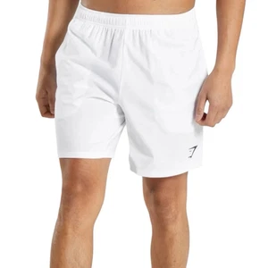 Pantalones Cortos Gymshark Para Hombres XL Extra Grandes Blancos Llegada 7” Sin Forro NUEVOS SIN USAR - Imagen 1 de 5