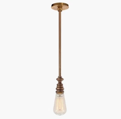 Visual Comfort, Chapman & Myers Boston Pendant 1-Light, SL5125HAB -Antique Brass - Image 1 of 4