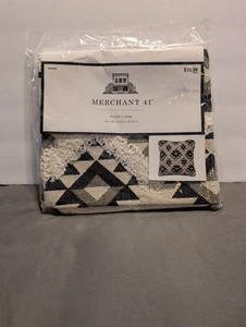 Merchantile 41 Southwest BOHO Tribal Aztec Geometric Woven Pillow Cover 18x18" - Picture 1 of 6