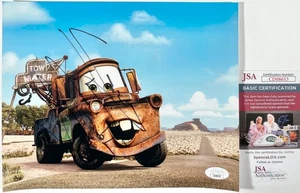 Larry The Cable Guy Signed Disney PIXAR Cars Mater 8x10 Photo Autograph JSA COA - Picture 1 of 5