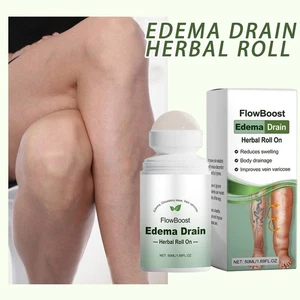 1-3X FlowBoost Edema Drain He rbal Roll on Reduces Rollerball Swelling,Leg P0P5 - Picture 1 of 15
