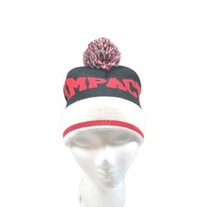 Cappello da sci invernale Capamerica Impact Beanie - nero/rosso - made in USA - Foto 1 di 3