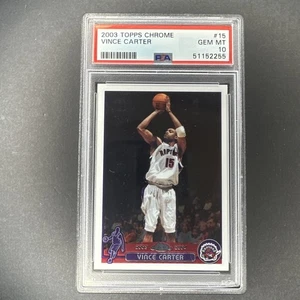 Vince Carter 2003 Topps Chrome #15 PSA 10 - Picture 1 of 2