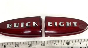 1940 Buick Turn Signal Lenses with Chrome Letters - Picture 1 of 8