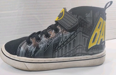 Batman Zapatos Juveniles Talla 13 Niños - Old Skool Zapatillas Altas DC Comics Heroes Foto 1 de 4
