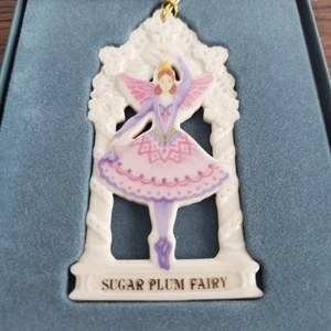 De colección Lenox 92 Azúcar Ciruela Hada Navidad Adorno Cascanueces Suite y Con Caja - Imagen 1 de 8