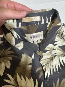 VTG Campia Moda Shirt Mens Size XL Button-Up Hawaiian Camp Floral 100% Rayon AOP - Picture 1 of 7