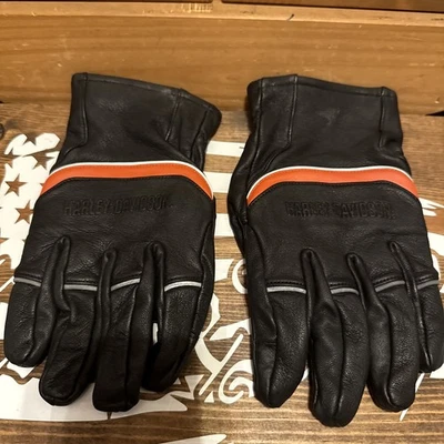 Harley-Davidson Womens Trenton Leather Riding Gloves Multicolor 2xl - Image 1 of 4