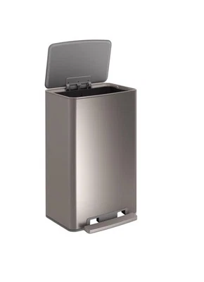 科勒不锈钢踏板垃圾桶13加尔 — 第 1/4 张图片