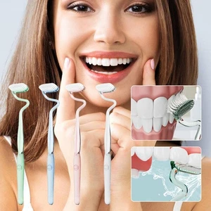 S Shaped Toothbrush, Scientific Vertical Brush Comprehensive Care for Teeth - Picture 1 of 19