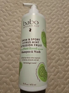 Babo Botanicals - Shampoo e bolla bagno e lavaggio nuoto e sport 32 fl. oz. - Foto 1 di 1