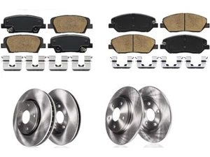 Front and Rear Brake Pad and Rotor Kit For 2017-2018 Hyundai Santa Fe RK465WQ - Picture 1 of 1