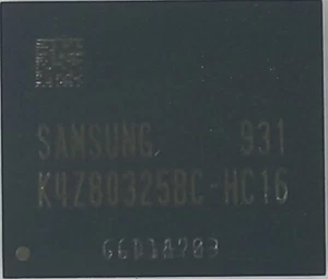 Samsung GDDR6 BGA K4Z80325BC-HC16 Memory for GPU Used BGA READY - Bild 1 von 1