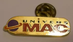 APPLE Computer UNIVERS MAC MAGAZIN #1 Vintage Pin Anstecker Mac MACINTOSH - Bild 1 von 2