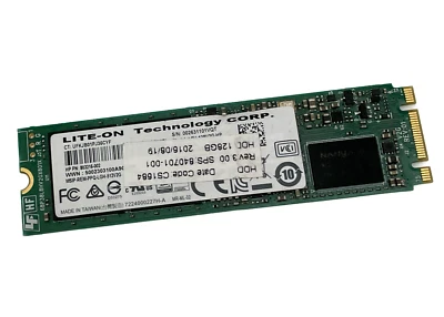 Lite-On L8H-128V2G-HP 128GB M.2 SATA-3 SSD ( hp-P / N: 803216-002) - Bild 1 von 2