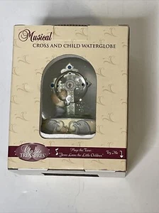 Classic Treasures Musical Cross and Child Waterglobe - Picture 1 of 7