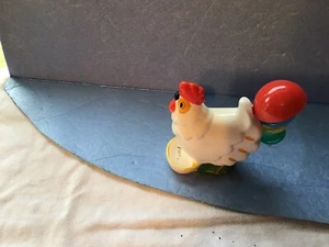 ceramic chicken with measuring spoons vintage - Picture 1 of 4