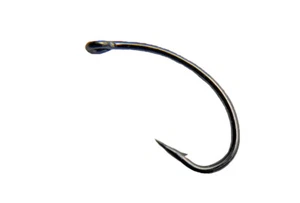OLDE FLY SHOP CURVED FLY HOOKS BLACK NICKEL (50 PACK ) SIZE #12 - Picture 1 of 1