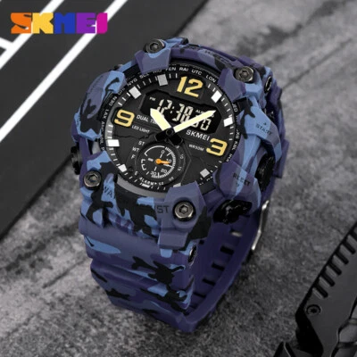 Moda Reloj Pulsera 50m SKMEI Militar Hombre Marca Tiempo Resistente al Agua Foto 1 de 4